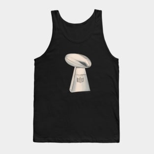 American Football Trophy Cartoon/Pastel Design Tank Top